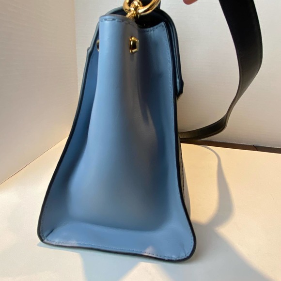 Michael Kors Whitney Blue Leather Handbag - Picture 6 of 16